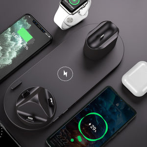 6 In 1 Wireless Charger Dock Station