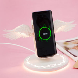 LED Angel Wings Wireless Charger