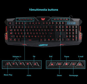 J10 Tricolor Gaming Keyboard