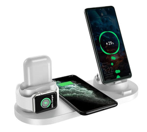 6 In 1 Wireless Charger Dock Station