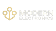 Modern Electronics logo on a white background