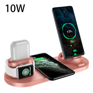 6 In 1 Wireless Charger Dock Station