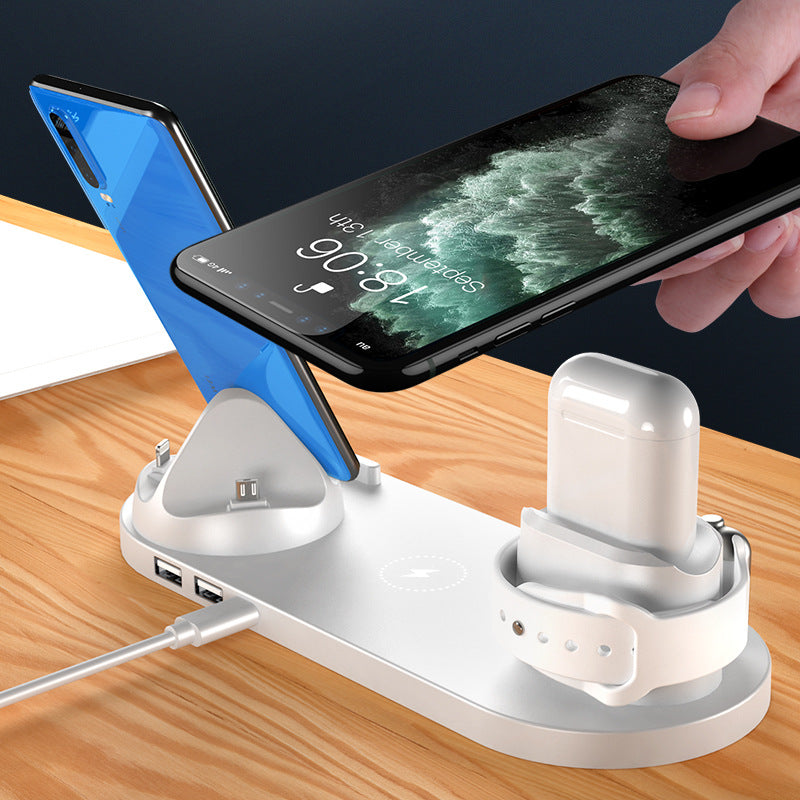 6 In 1 Wireless Charger Dock Station