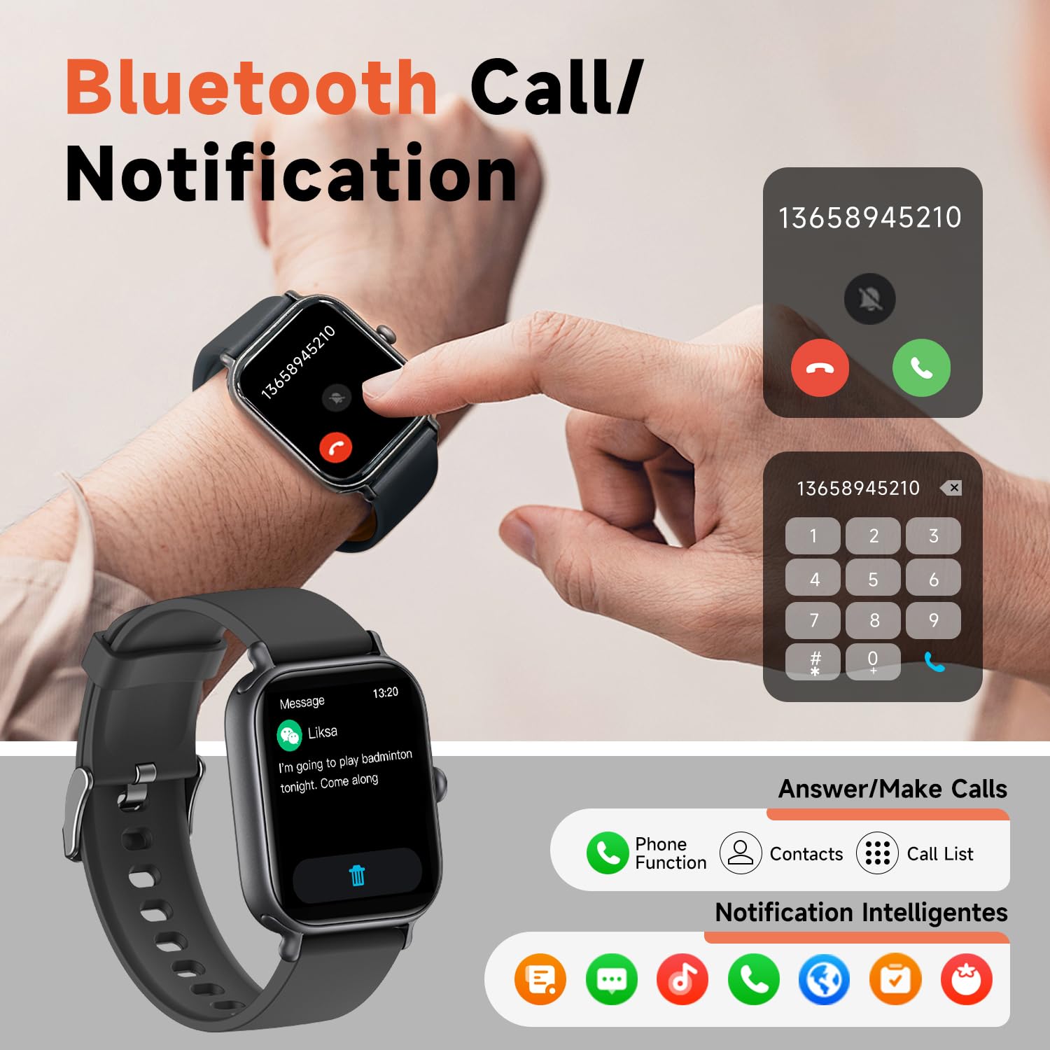 Smartwatch Bluetooth Calling