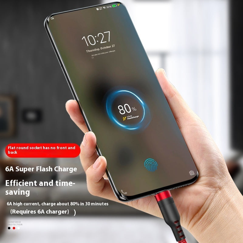 Phone Data Cable  Fast Charging USB Cable for Android & iPhone