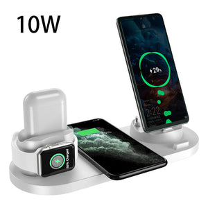 6 In 1 Wireless Charger Dock Station