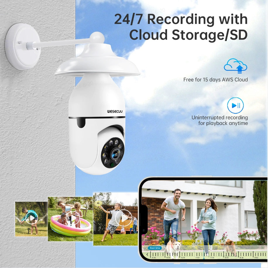 Smart Home Security PTZ Camera