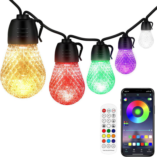 Colorful Outdoor String Lights