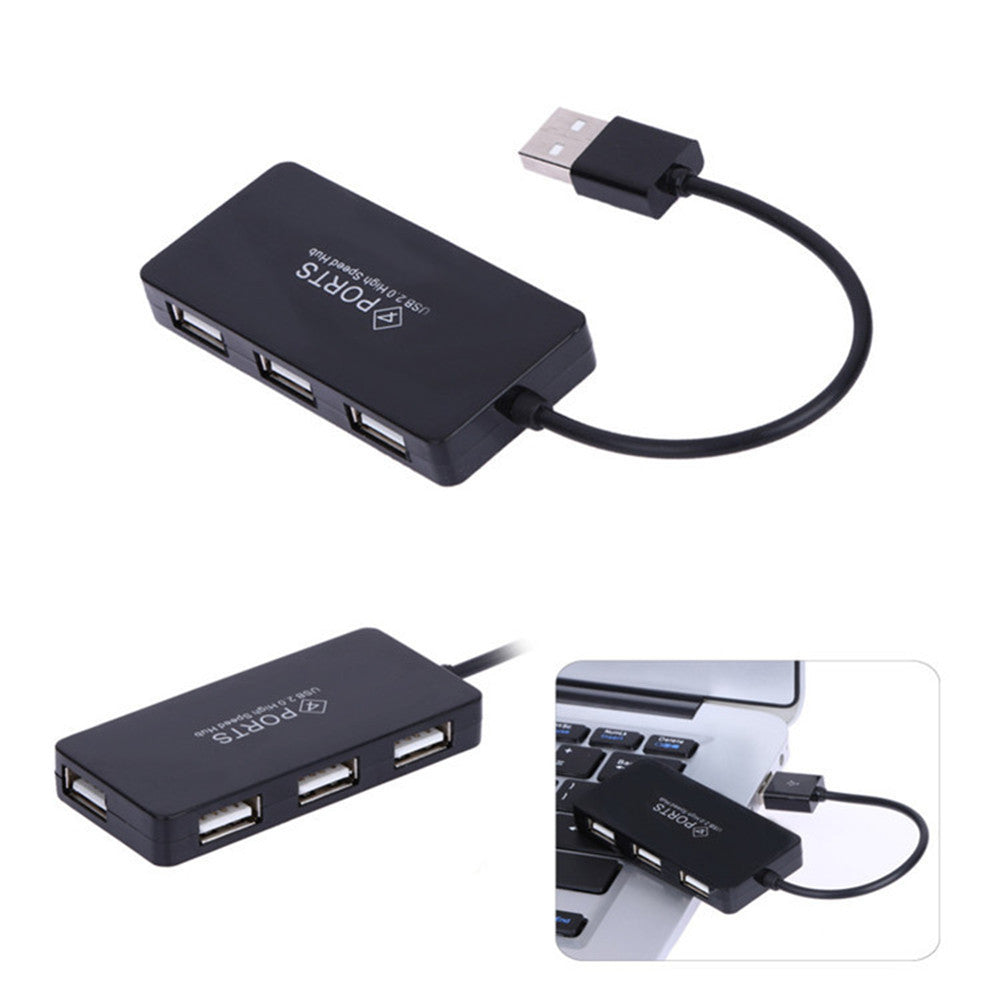 4 Port USB Hub 3.0 – High Speed USB Adapter for Laptop